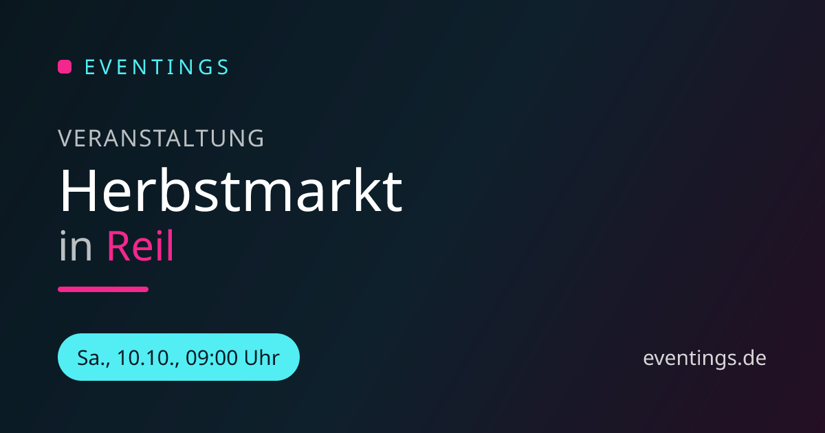 Herbstmarkt in Reil | Eventings