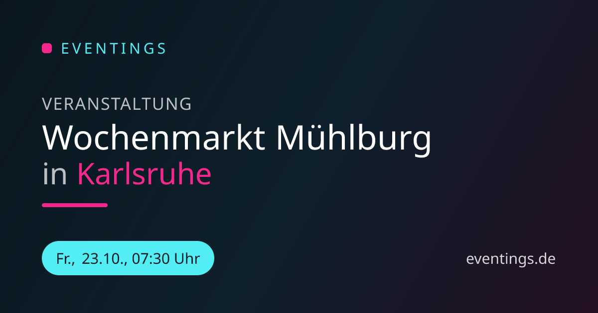 Wochenmarkt Mühlburg