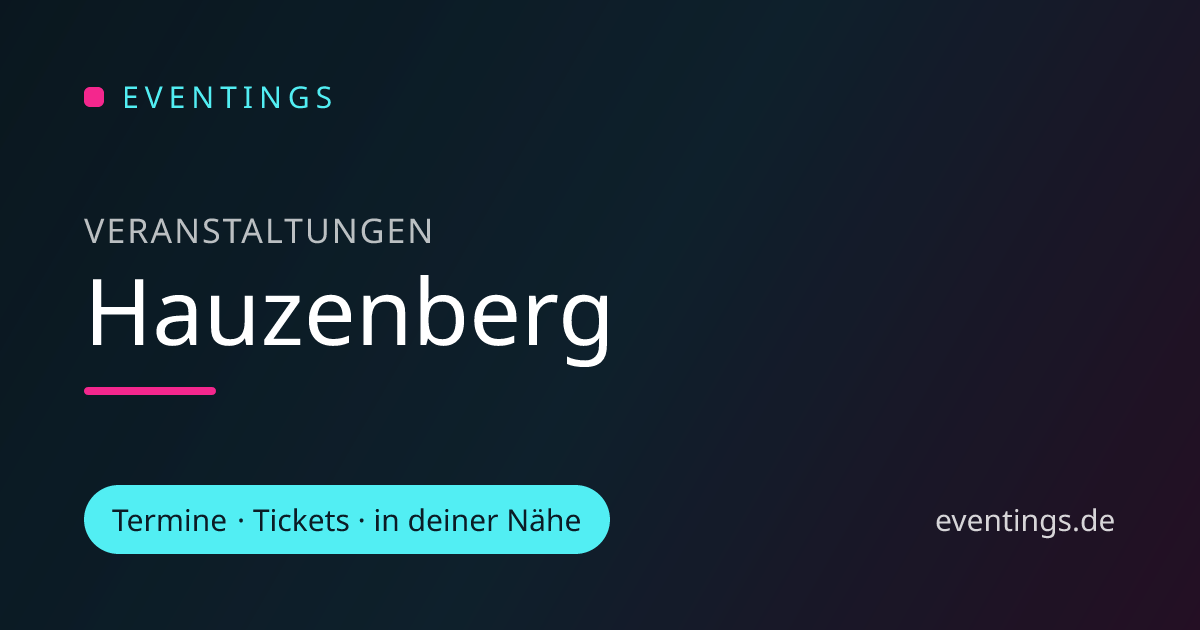 Veranstaltungen in Hauzenberg | Events und Freizeit planen